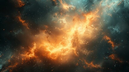 Obraz premium Beautiful color graded Space abstract background.