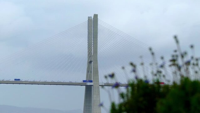 Vasco da Gama Bridge in Lisbon, Portugal