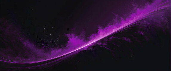 A striking image of a purple nebula streak, capturing the infinite wonder and enigma of the cosmos on a large scale - obrazy, fototapety, plakaty