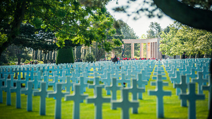 Cimetière américain à Colleville sur Mer