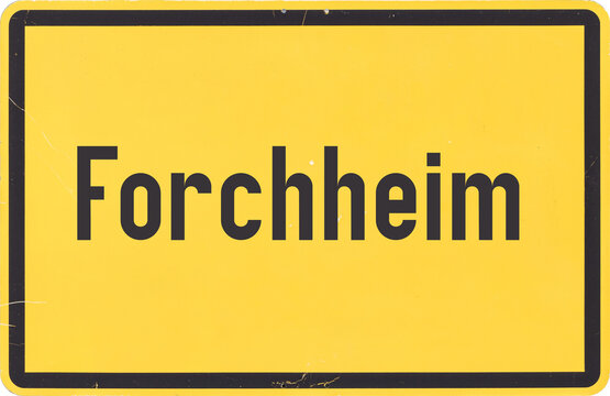 Ortsschild Forchheim