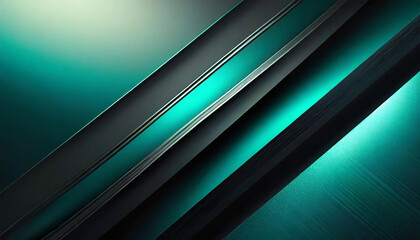 Fototapeta premium Black teal green blue abstract modern background for design. 