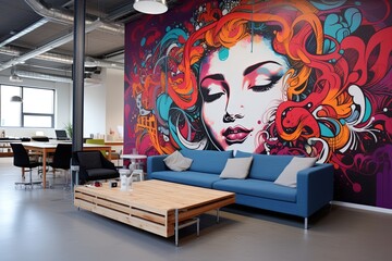 Wall Stickers & Graffiti Art: Transform Your Office into an Artistic Graffiti Loft