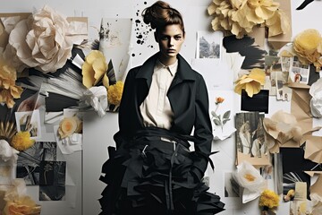 Avant-Garde Fashion Studio: Creative Mood Board Inspirations