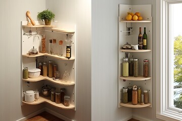 Corner Shelving Space-Saving Solutions for Tiny House Designs