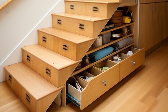 Space-Saving Tiny House Designs: Under-Stair Storage & Clever Organization Ideas