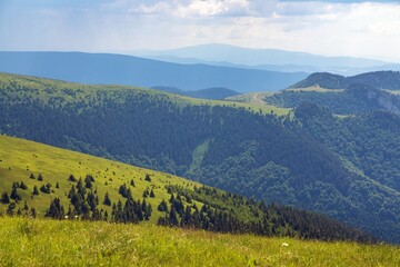 Panoramic view from Velka Fatra mountains