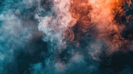 Nature s Smoke Texture Background in Color - obrazy, fototapety, plakaty
