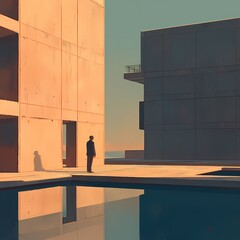 The Salk Institute for Biological Studies by Louis I. Kahn: A Serene Reflection of Modern Architecture