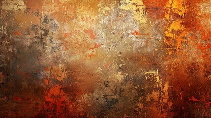 Obraz premium A painting of a wall with some graffiti on it, AI