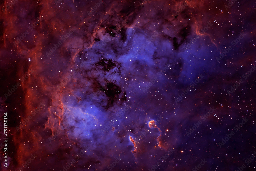 Canvas Prints beautiful space background. elements of this image furnished by nasa