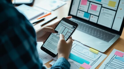 the use of design patterns in the context of mobile application development,
