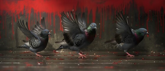 Taube Columba Livia Domestica Stadtvogel