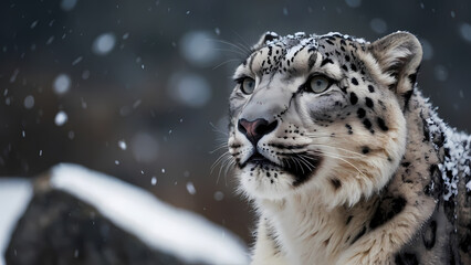Fototapeta premium Snow Leopard