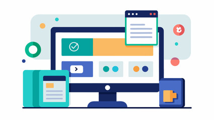 A website with builtin accessibility features such as screen reader compatibility and color contrast options.