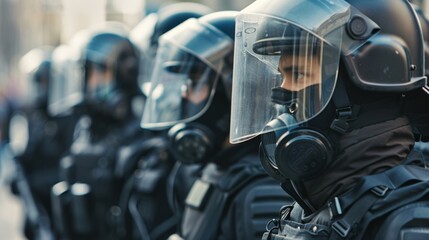 Legal experts review cases of police misconduct during riot control situations ensuring proper procedures were followed and justice is served. .