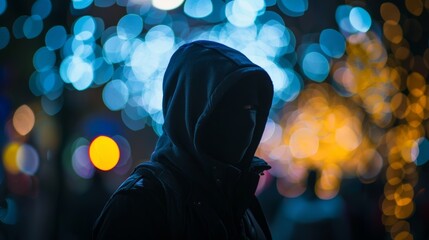 A disguised individual blending into a crowd eavesdropping on conversations as a part of the HUMINT gathering process. .