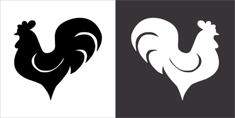 Illustration vector graphics of cock icon