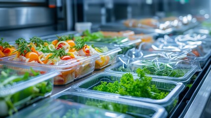 the development of smart packaging technologies to enhance food safety and preservation,