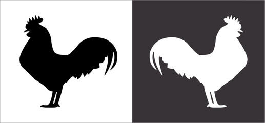 Illustration vector graphics of cock icon