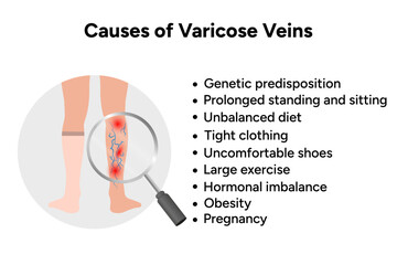 Causes of varicose veins