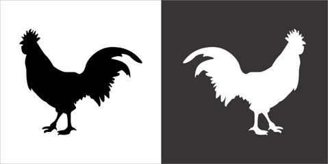 Illustration vector graphics of cock icon
