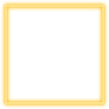 golden neon frame 