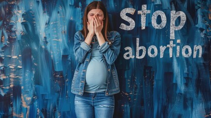 Text stop abortion: advocating for the protection of unborn life, raising awareness about ethical and moral implications of abortion, promoting dialogue and support for alternatives to termination.