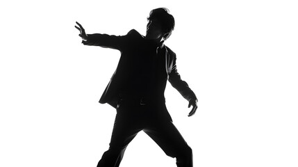 
silhouette of K Pop Idol dancing 