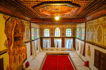 One of the rooms, compartment of SHTEPIA AND ZEKATEVE SKATE HOUSE, Ottoman Empire. locality of Gjirokaster-Albania