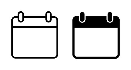 calendar icon vector isolated on white background. Calender symbol. Calendar vector icon. Deadline. Date. Time