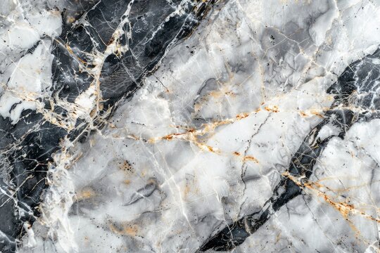 Marble granite white background wall surface black pattern graphic abstract light elegant gray texture stone slab smooth tile silver natural for interior decoration - generative ai