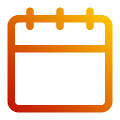 calendar gradient icon