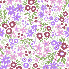 pattern floral flower design fabric spring illustration
