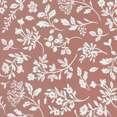 pattern floral flower design fabric spring illustration