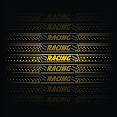 Racing decals wallpaper