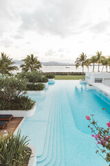 Fototapeta premium swimming pool in a resort