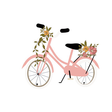 Spring floral bycicle 