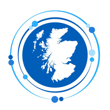 Scotland Scottish United Kingdom UK vector illustration graphic icon symbol
