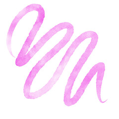 Squiggly Lines Abstract Watercolor