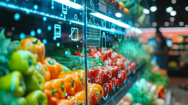 Smart Supermarket Shopping with Digital Overlay