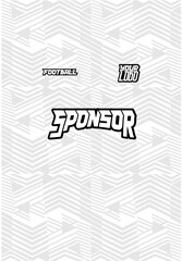 abstract pattern design for sport team jersey