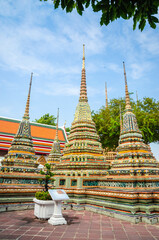 Beautiful Wat Pho Temple of Reclining Buddha in Bangkok, Thailand - 791198568