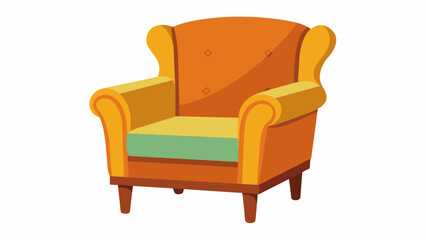 armchair isolated Vector illustration on white background