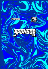 abstract pattern design for sport team jersey