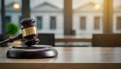 Fototapeta premium trial. court. law. An image of a courtroom.