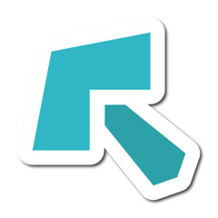 Cursor mouse sticker