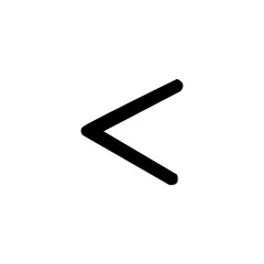 Arrow left. Left arrow. Left. Direction. Arrow. Back. Skip. Back page. UI icon. UI Left icon. Interface left icon. Left