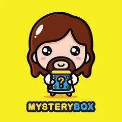 CUTE JESUS WITH MYSTERY BOX