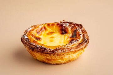 A pastry with powdered sugar on top